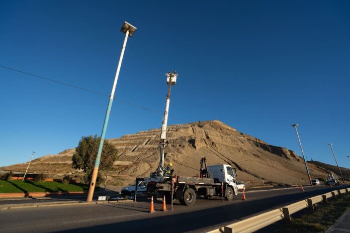 recambio de luminarias led en comodoro rivadavia en ruta 3