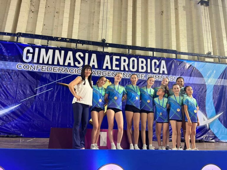 La gimnasia aeróbica de Rada Tilly brilló en la Final Nacional