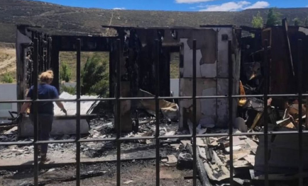 Navidad marcada por el fuego: jóvenes de Rada Tilly quedan sin hogar y llaman a la solidaridad
