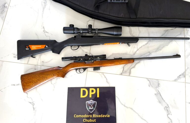 Verano Seguro: Amplio operativo policial derivó en el secuestro de armas y municiones en distintos puntos de Comodoro Rivadavia