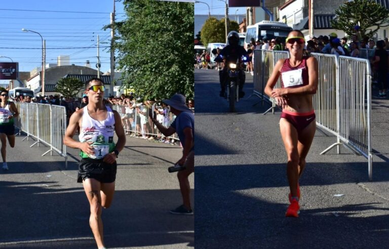 Joaquín Arbe y Florencia Borelli fueron los ganadores de la Corrida de Crónica