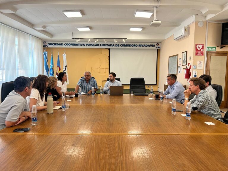 Arriba Chubut gestionó con la SCPL medidas de alivio para vecinos afectados por el cerro Hermitte