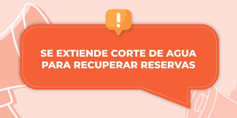 Se extiende corte de agua en Comodoro para recuperar reservas