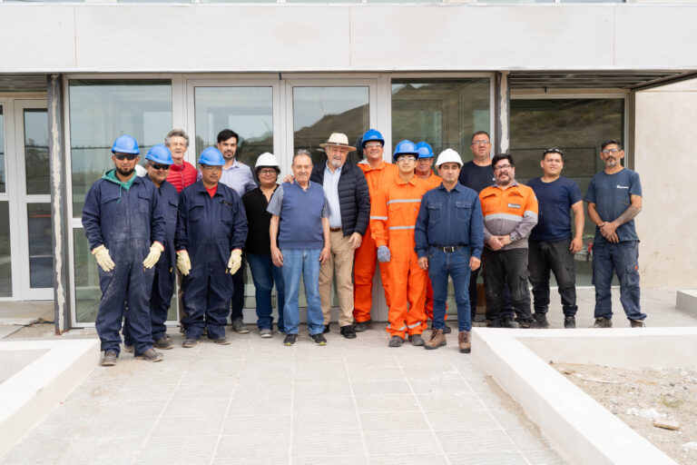 Othar recorrió la futura planta de Gamar emplazada en Ruta N° 39 camino a Diadema