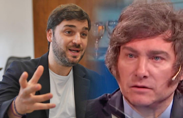 Javier Milei y Nacho Torres juntos al Argentina Week en Nueva York