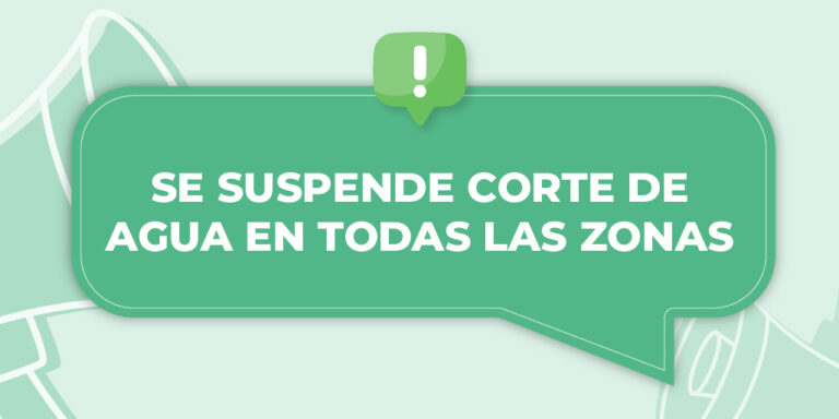 Se suspende corte programado de agua en Comodoro