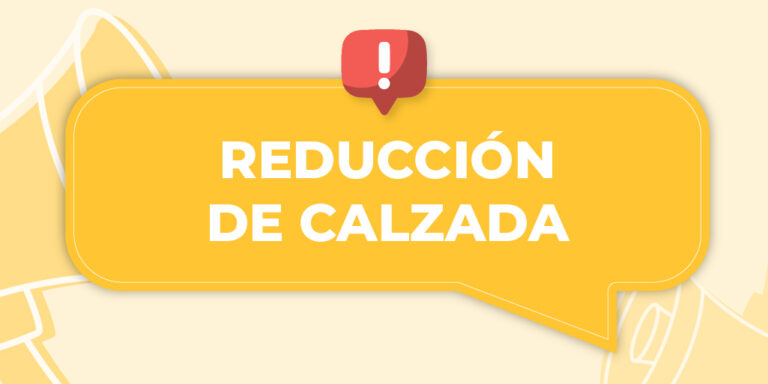 Reducción de calzada por tareas de alumbrado público en B° Industrial
