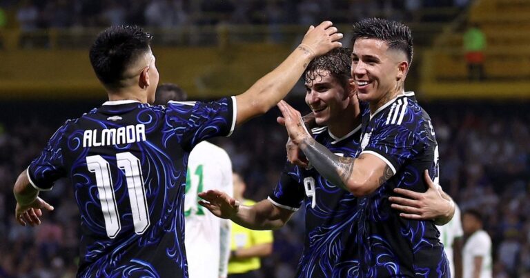 La Selección Argentina venció por 2 a 1 a Mauritania