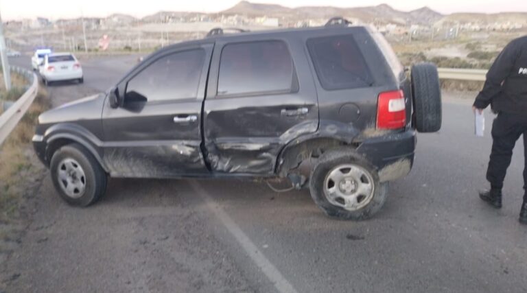 Fuerte choque en el camino Mario Morejón: conductor manejaba con 2,01 g/l de alcohol y dejó dos heridos