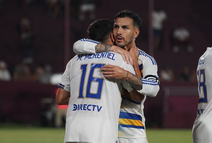 Boca tuvo su mejor partido en lo que va del año y goleó a Lanús por 3 a 0