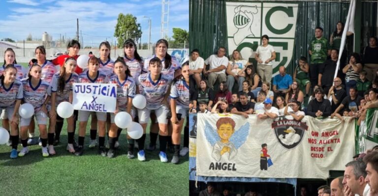 El deporte de Comodoro se unió para homenajear a Ángel y exigir justicia