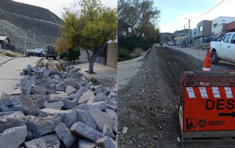 El Municipio intervino la calle Diego Simón de Los Tilos y solucionó un grave peligro de anegamiento