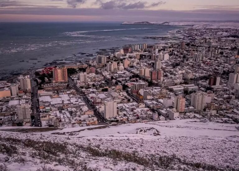 Emiten alerta amarilla por bajas temperaturas extremas para toda la provincia del Chubut