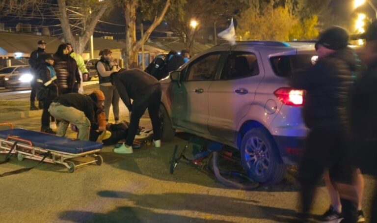 Comodoro: un joven de 20 años resultó herido tras un accidente de tránsito